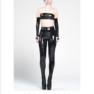 Michelle Uberreste vinyl/pvc leggings pants